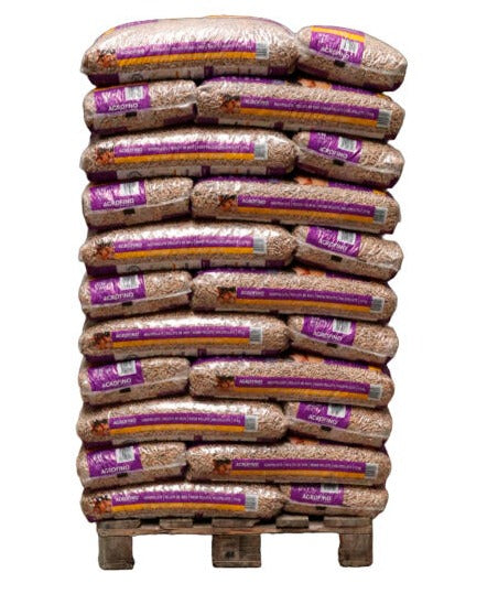 Agrofino pallet – 66 zakken naaldhout pellets 15 kg (990 kg)